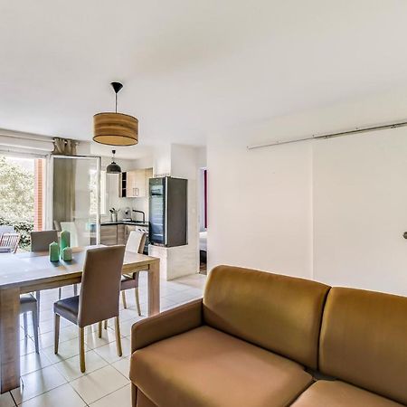 T2 jardinet avec piscine, parking et tennis Toulouse Extérieur photo